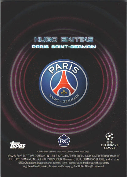 2022 Topps Showtime Hugo Ekitike RC Paris Saint Germain