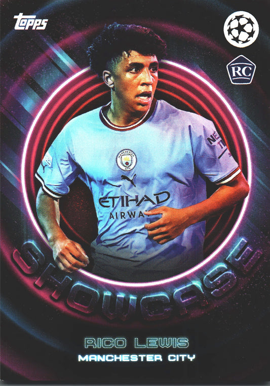 2022 Topps Showtime Rico Lewis RC Manchester City