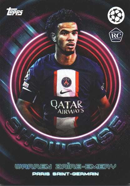 2022 Topps Showtime Warren Zaire-Emery RC Paris Saint Germain