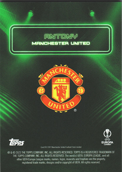 2022 Topps Showtime Antony Green /99 Manchester United