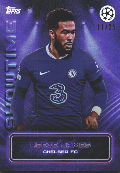2022 Topps Showtime Reece James Purple /25 Chelsea