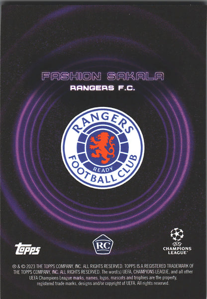 2022 Topps Showtime Fashion Sakala Autograph RC Purple /25 Rangers