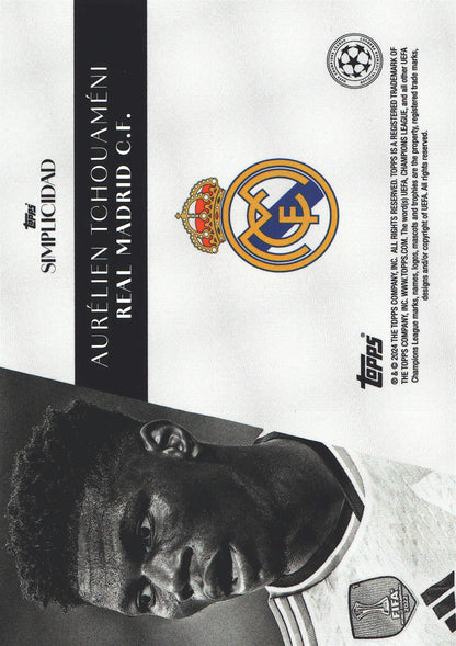 2023 Topps Simplicidad UCC Aurelien Tchouameni Real Madrid