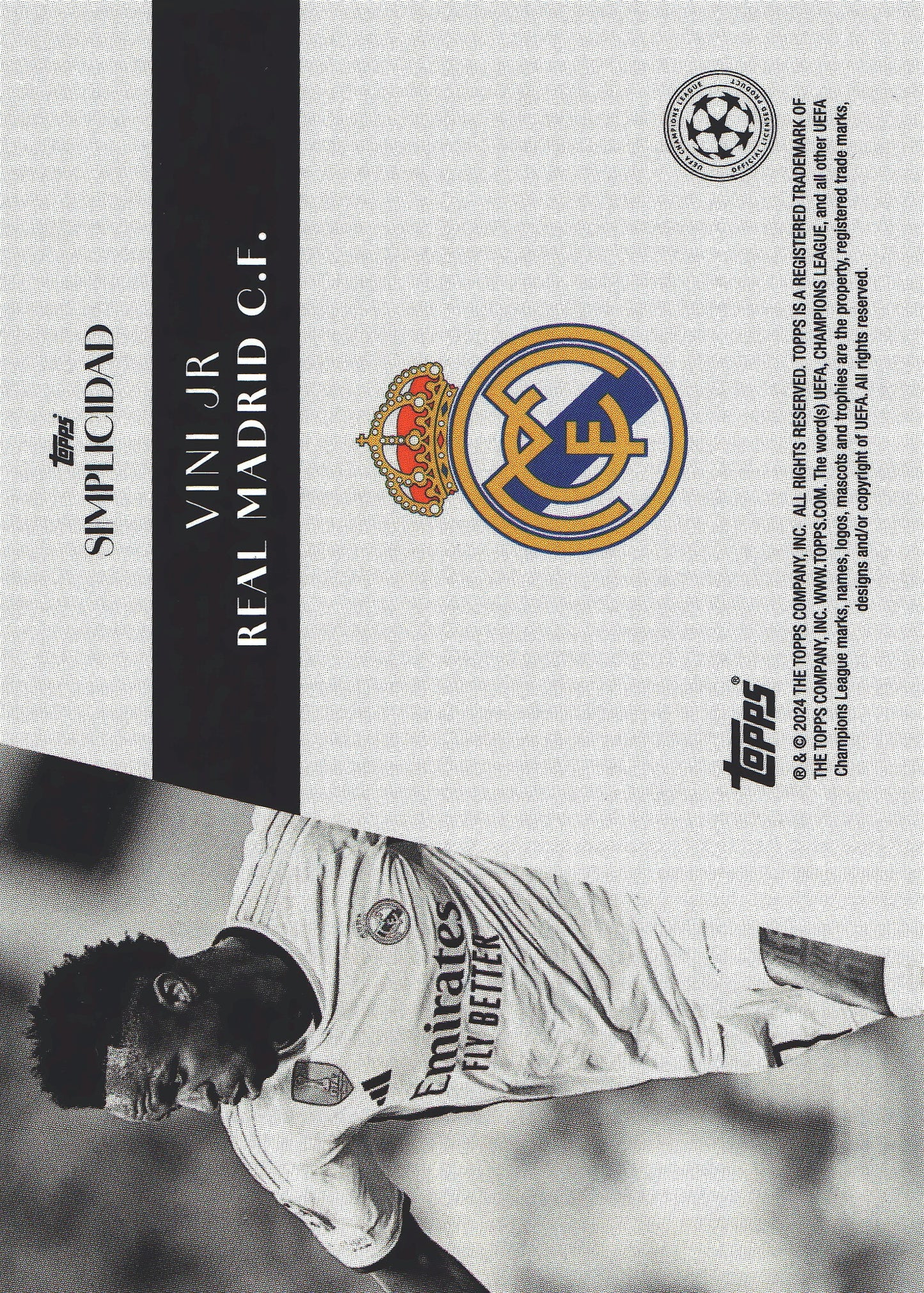 2023 Topps Simplicidad UCC Vini Jr Real Madrid
