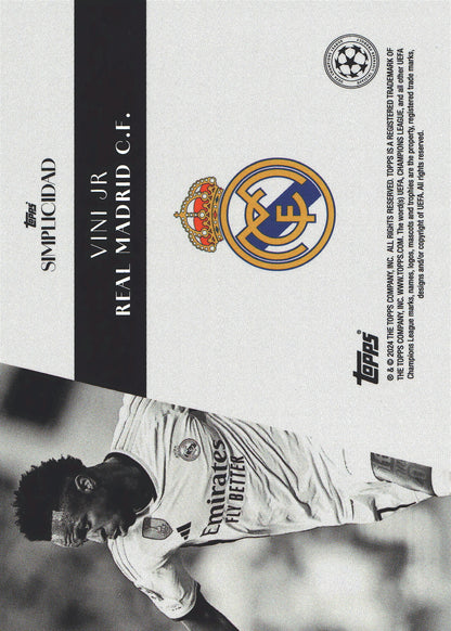2023 Topps Simplicidad UCC Vini Jr Real Madrid