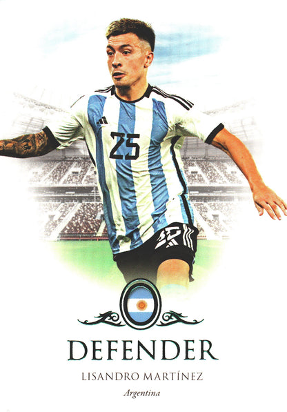 2023 Futera Unique Lisandro Martinez Green /25 #21 Argentine