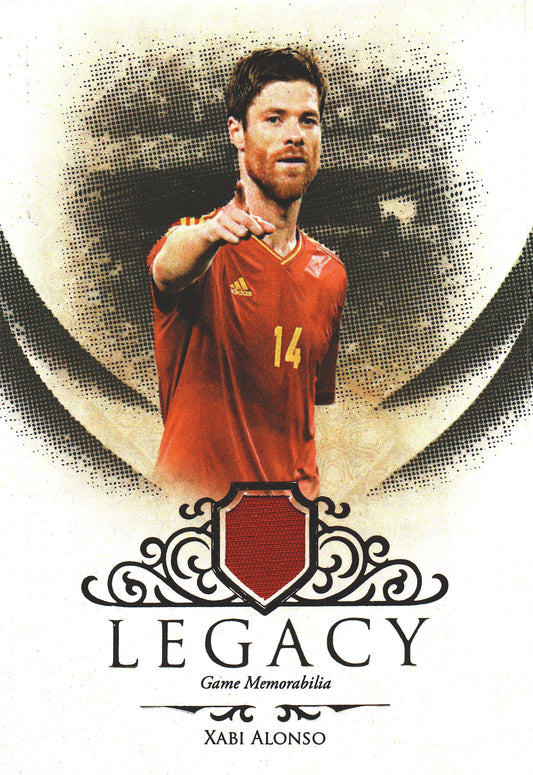 2023 Futera Unique Xabi Alonso Legacy Relic Worn Gold /12 #LG02 Espagne