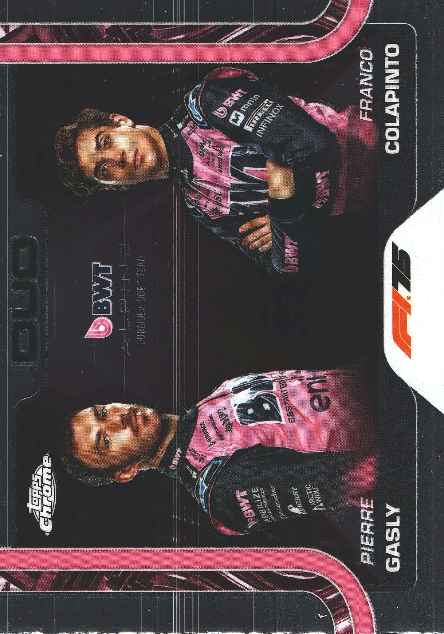 2025 Topps Chrome Formula 1 DUO Pierre Gasly / Franco Colapinto #171 Alpine