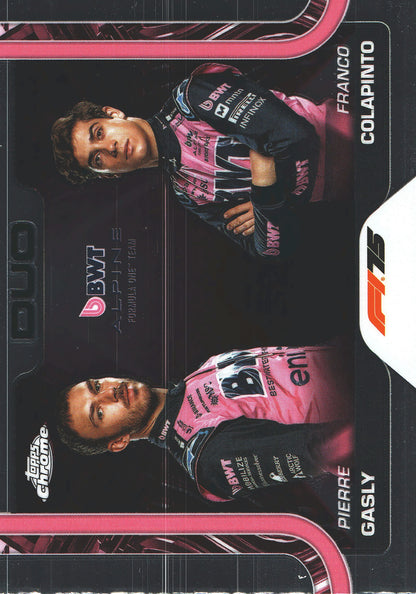 2025 Topps Chrome Formula 1 DUO Pierre Gasly / Franco Colapinto #171 Alpine