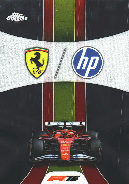 2025 Topps Chrome Formula 1 Scuderia Ferrari HP LOGO #175 Ferrari