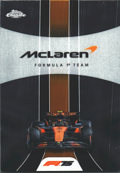 2025 Topps Chrome Formula 1 McLaren Formula 1 Team LOGO #176 McLaren