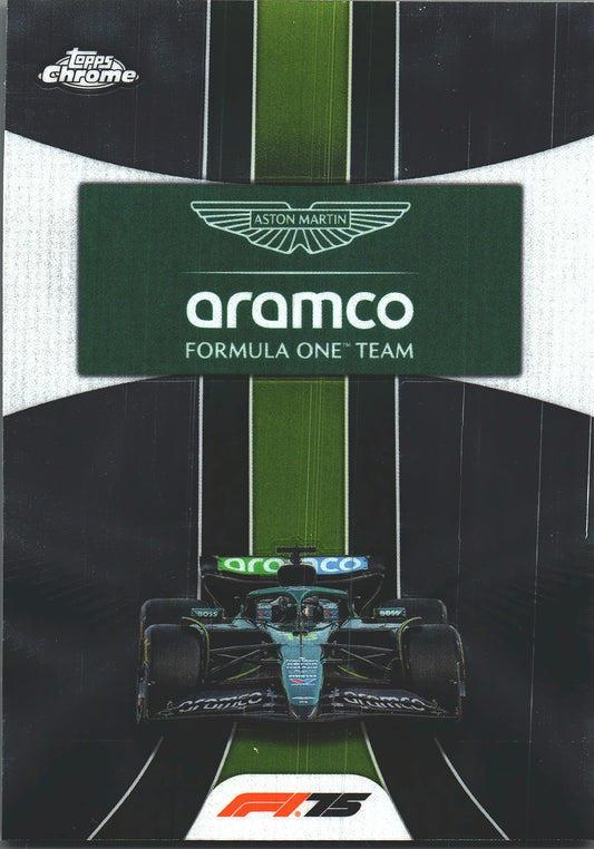 2025 Topps Chrome Formula 1 Aston Martin Aramco Formula One LOGO #178 Aston Martin