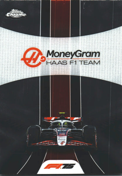 2025 Topps Chrome Formula 1 MoneyGram Haas F1 Team LOGO #180 MoneyGram F1