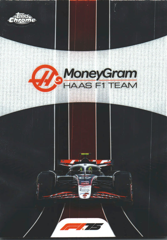 2025 Topps Chrome Formula 1 MoneyGram Haas F1 Team LOGO #180 MoneyGram F1