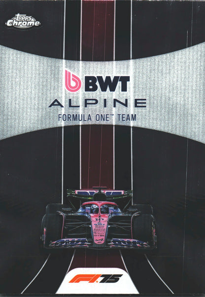 2025 Topps Chrome Formula 1 BWT Alpine Formula One Team LOGO #181 Alpine