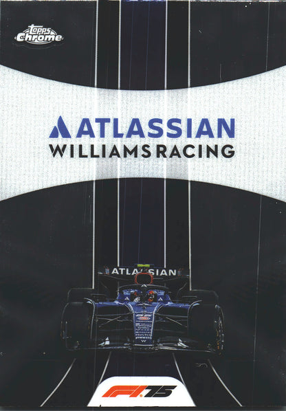 2025 Topps Chrome Formula 1 Atlassian Williams Racing LOGO #182 Williams