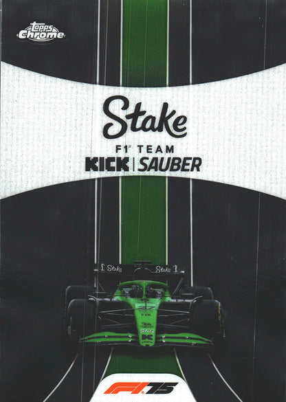 2025 Topps Chrome Formula 1 Stake F1 Team KICK Sauber LOGO #183 KICK Sauber