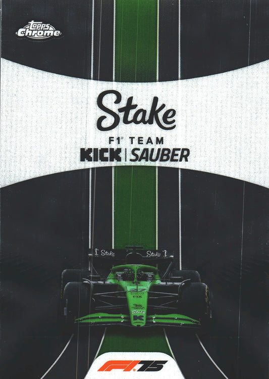2025 Topps Chrome Formula 1 Stake F1 Team KICK Sauber LOGO #183 KICK Sauber