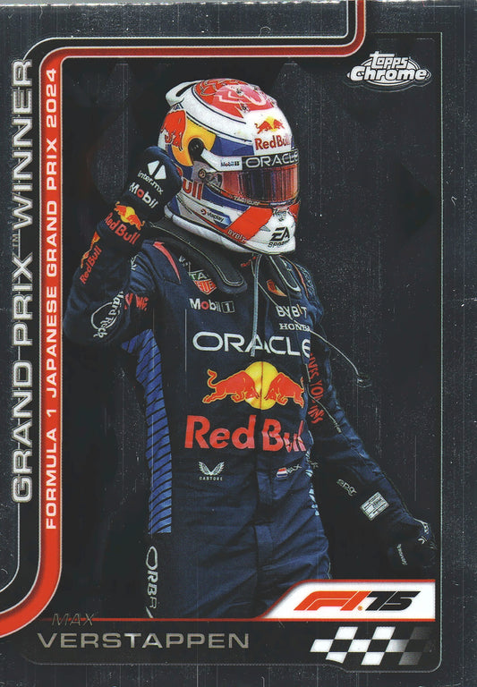2025 Topps Chrome Formula 1 Max Verstappen GPW #96 Red Bull