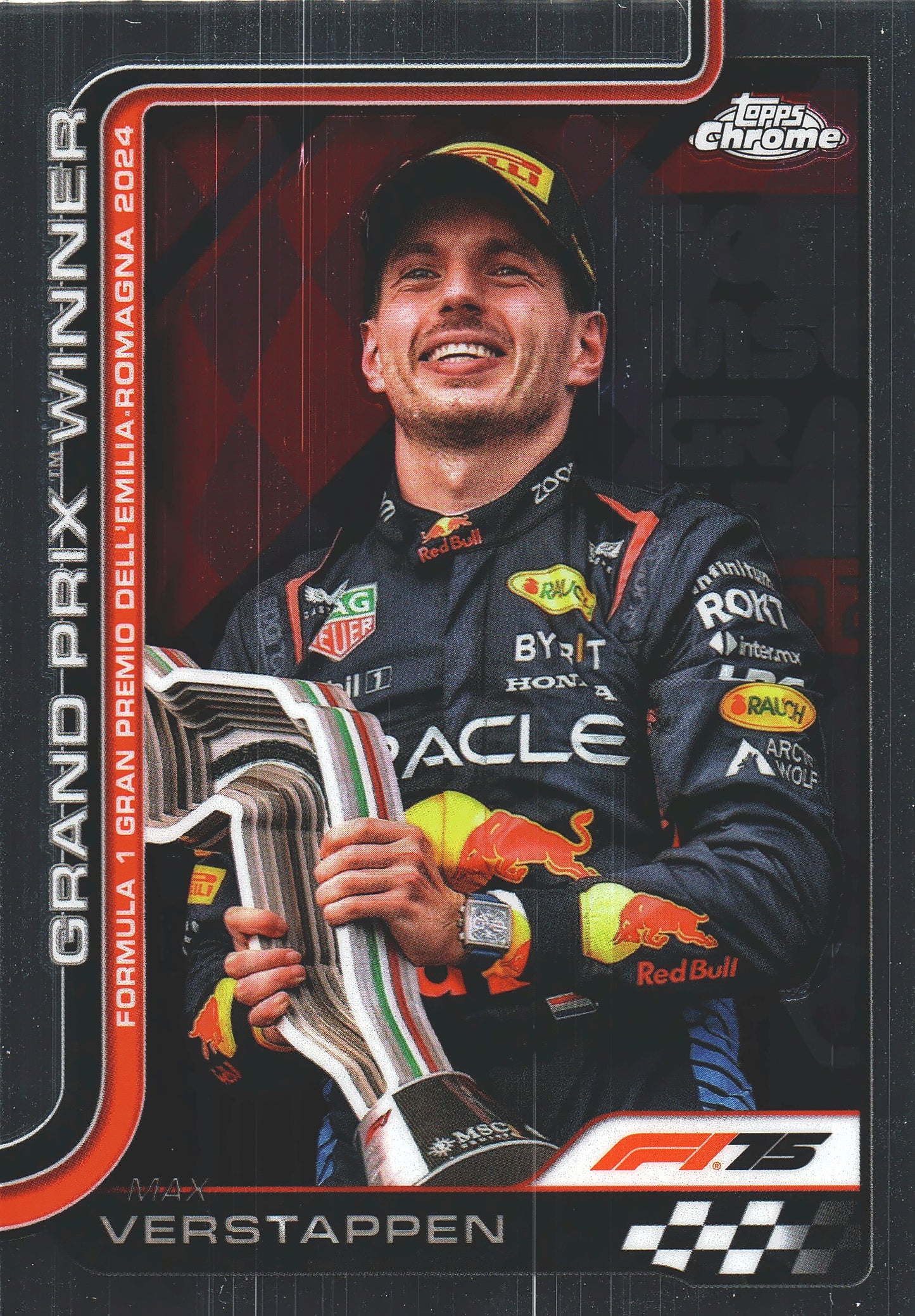 2025 Topps Chrome Formula 1 Max Verstappen GPW #99 Red Bull