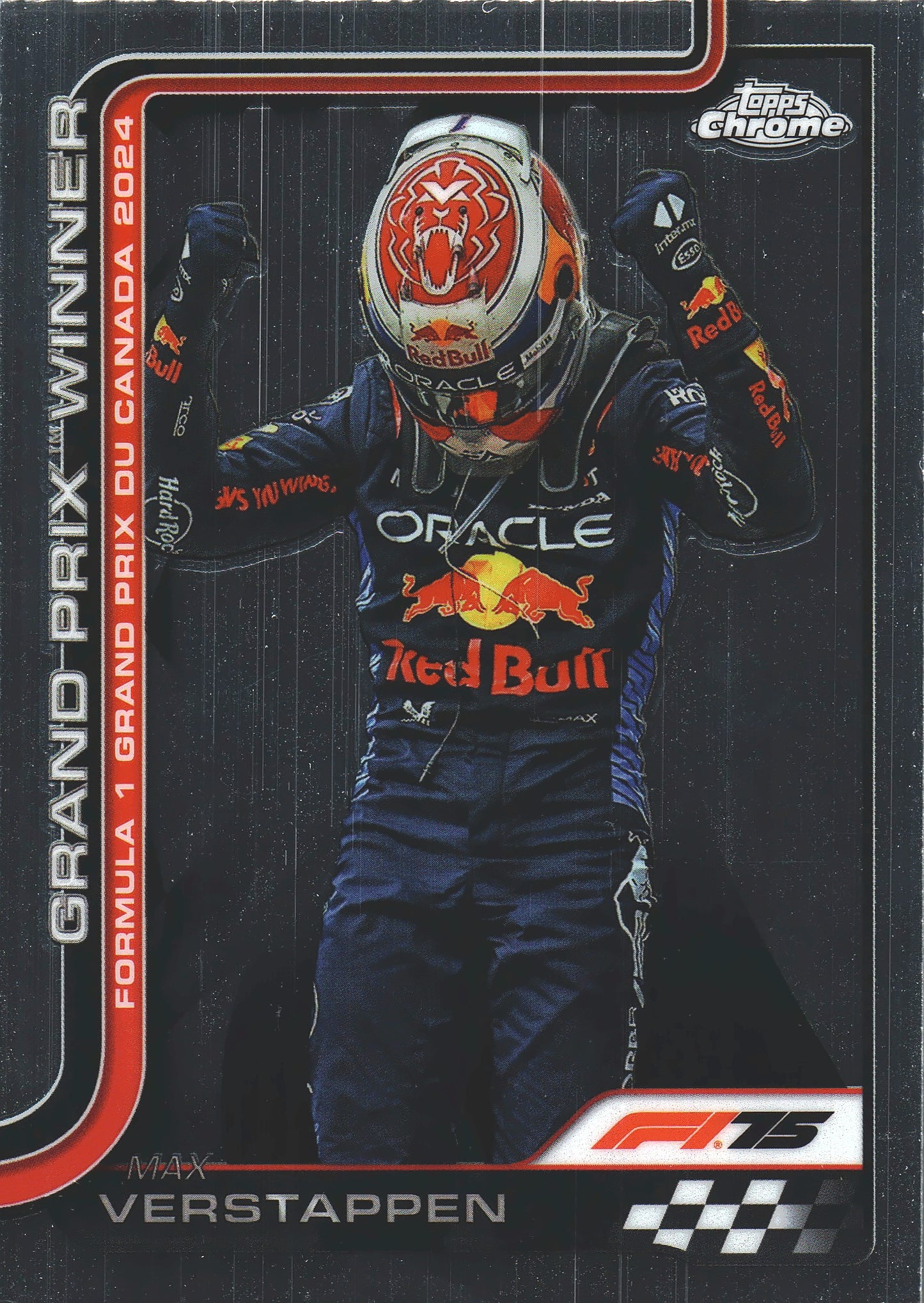 2025 Topps Chrome Formula 1 Max Verstappen GPW #101 Red Bull