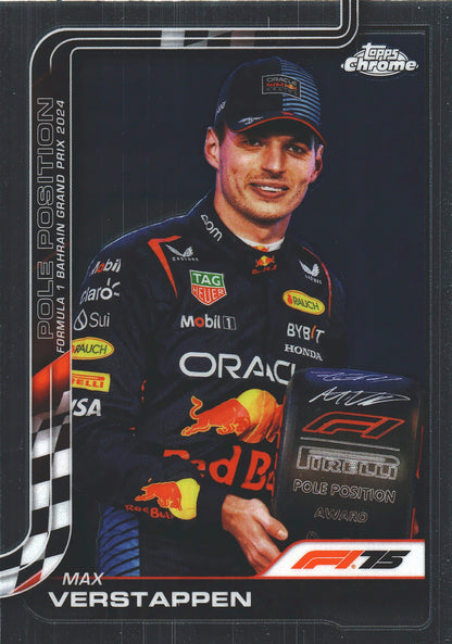 2025 Topps Chrome Formula 1 Max Verstappen PP #117 Red Bull