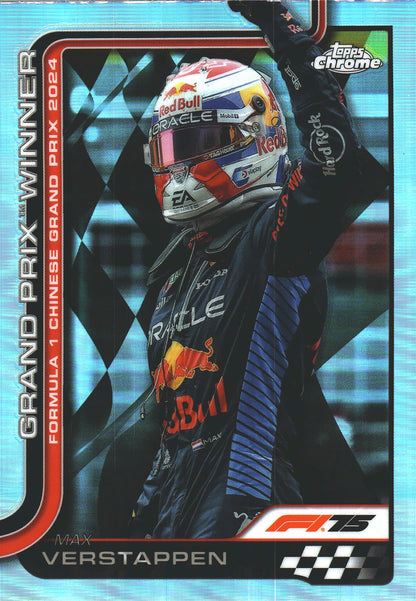 2025 Topps Chrome Formula 1 Max Verstappen GPW Refractor #97 Red Bull