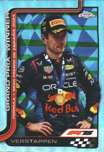 2025 Topps Chrome Formula 1 Max Verstappen GPW Refractor #102 Red Bull