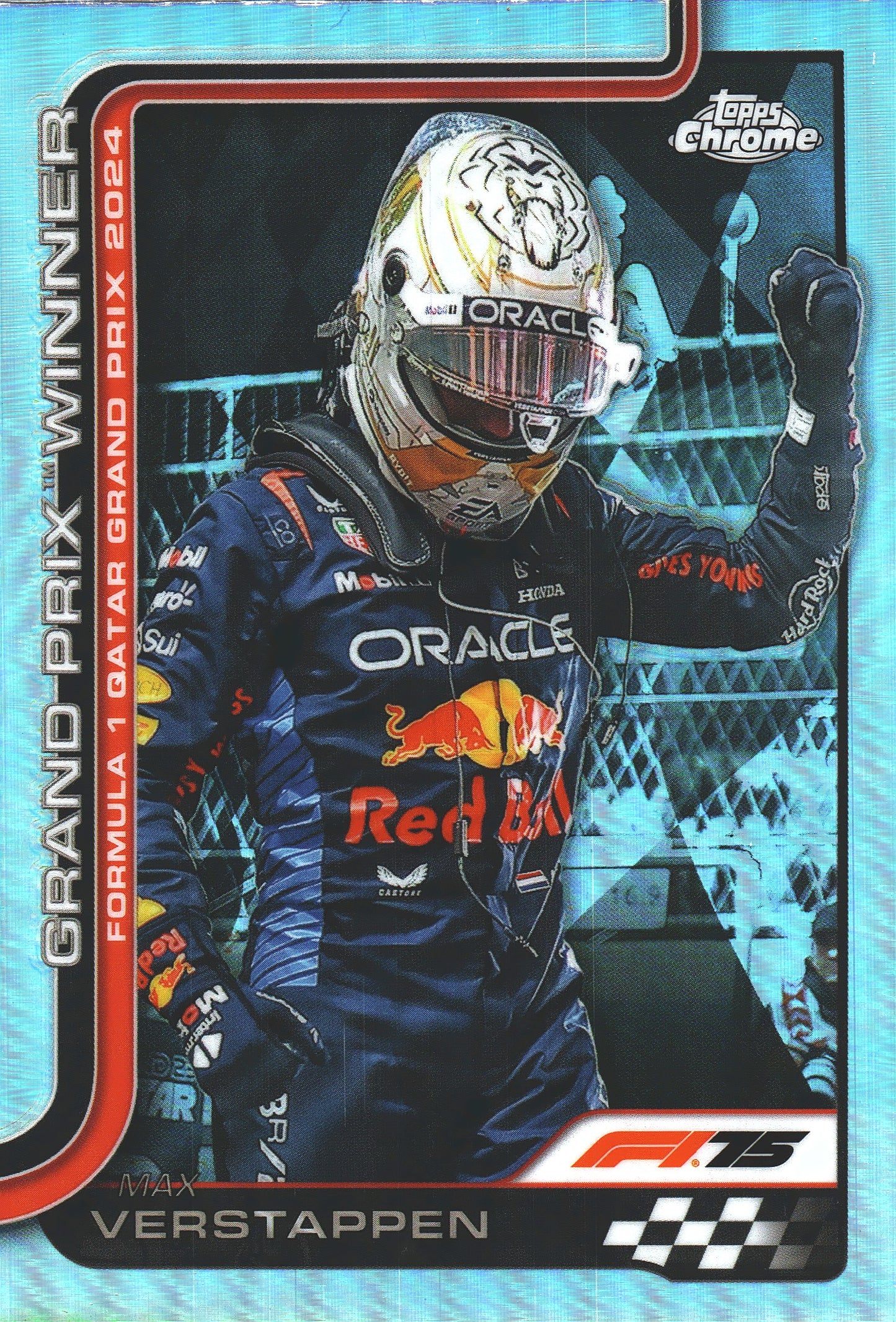 2025 Topps Chrome Formula 1 Max Verstappen GPW Refractor #115 Red Bull