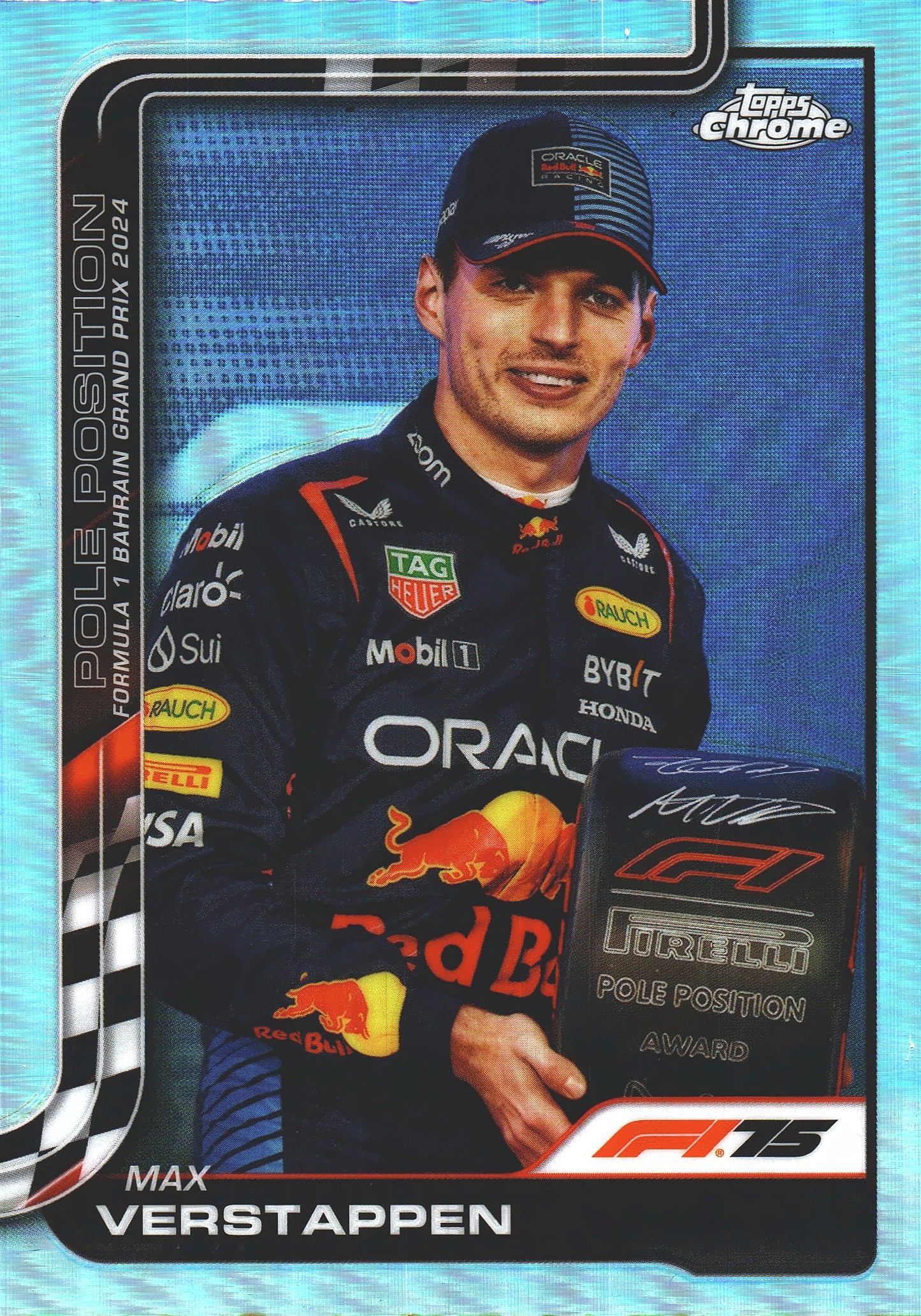 2025 Topps Chrome Formula 1 Max Verstappen PP Refractor #117 Red Bull