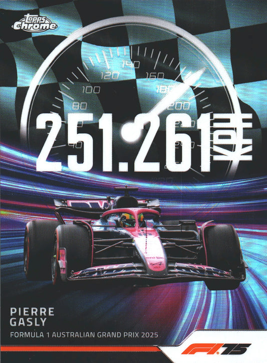 2025 Topps Chrome Formula 1 Top Speed Alex Albon #TS-9 Williams