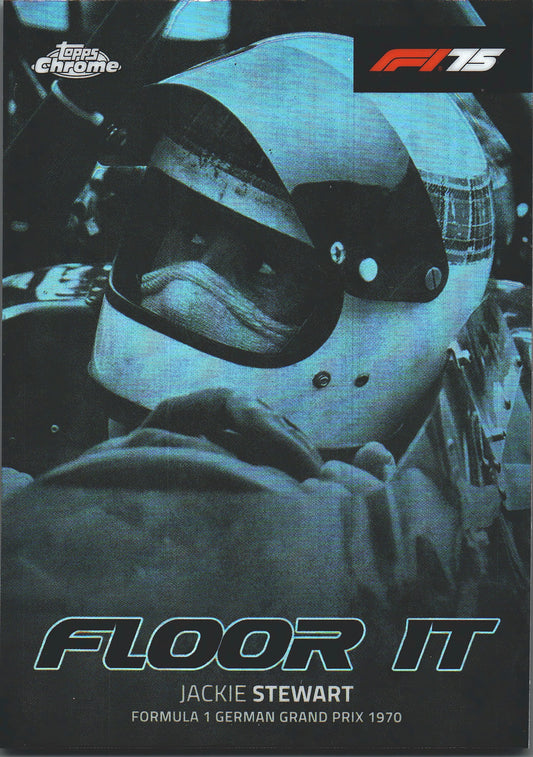 2025 Topps Chrome Formula 1 Floor It Jackie Stewart #FI-4 Tyrell