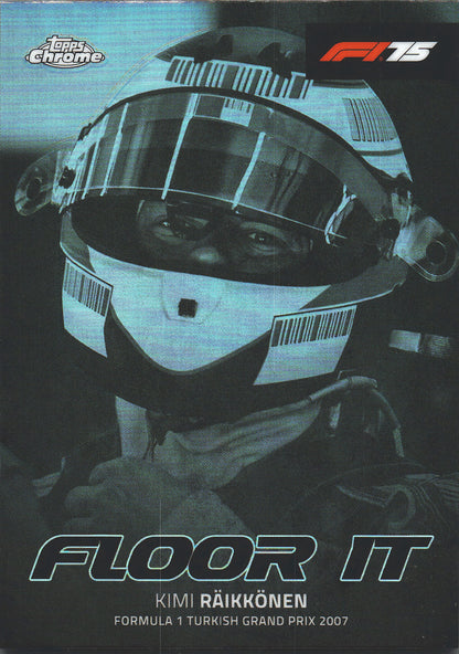 2025 Topps Chrome Formula 1 Floor It Kimi Raikkonen #FI-6 Ferrari