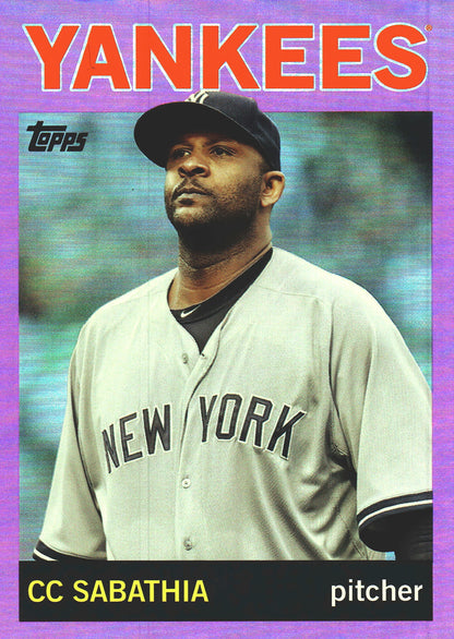 2025 Topps Archives Pink CC Sabathia #15 New York Yankees