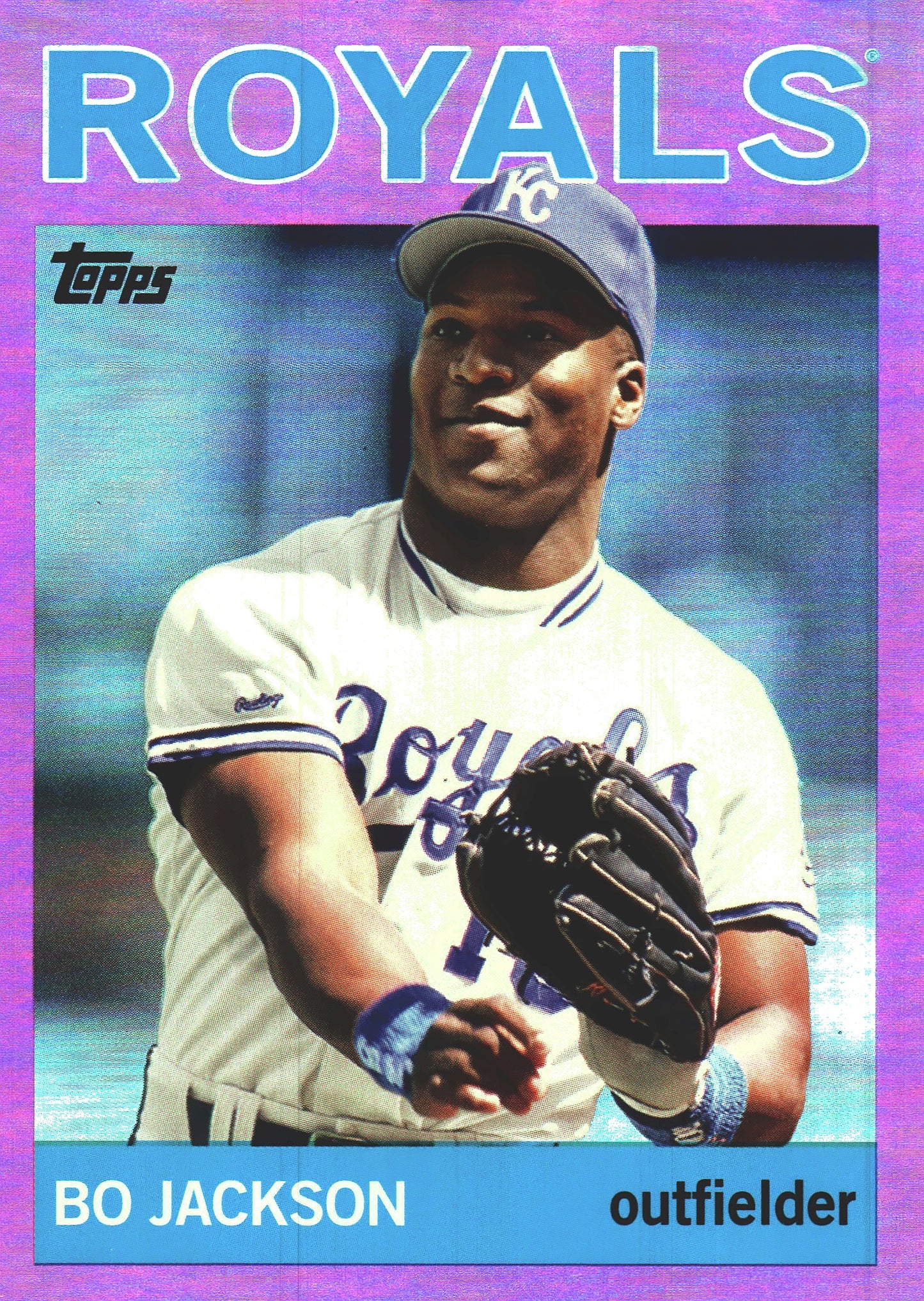 2025 Topps Archives Pink Bo Jackson #40 Kansas City Royals