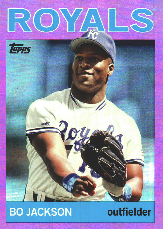 2025 Topps Archives Pink Bo Jackson #40 Kansas City Royals