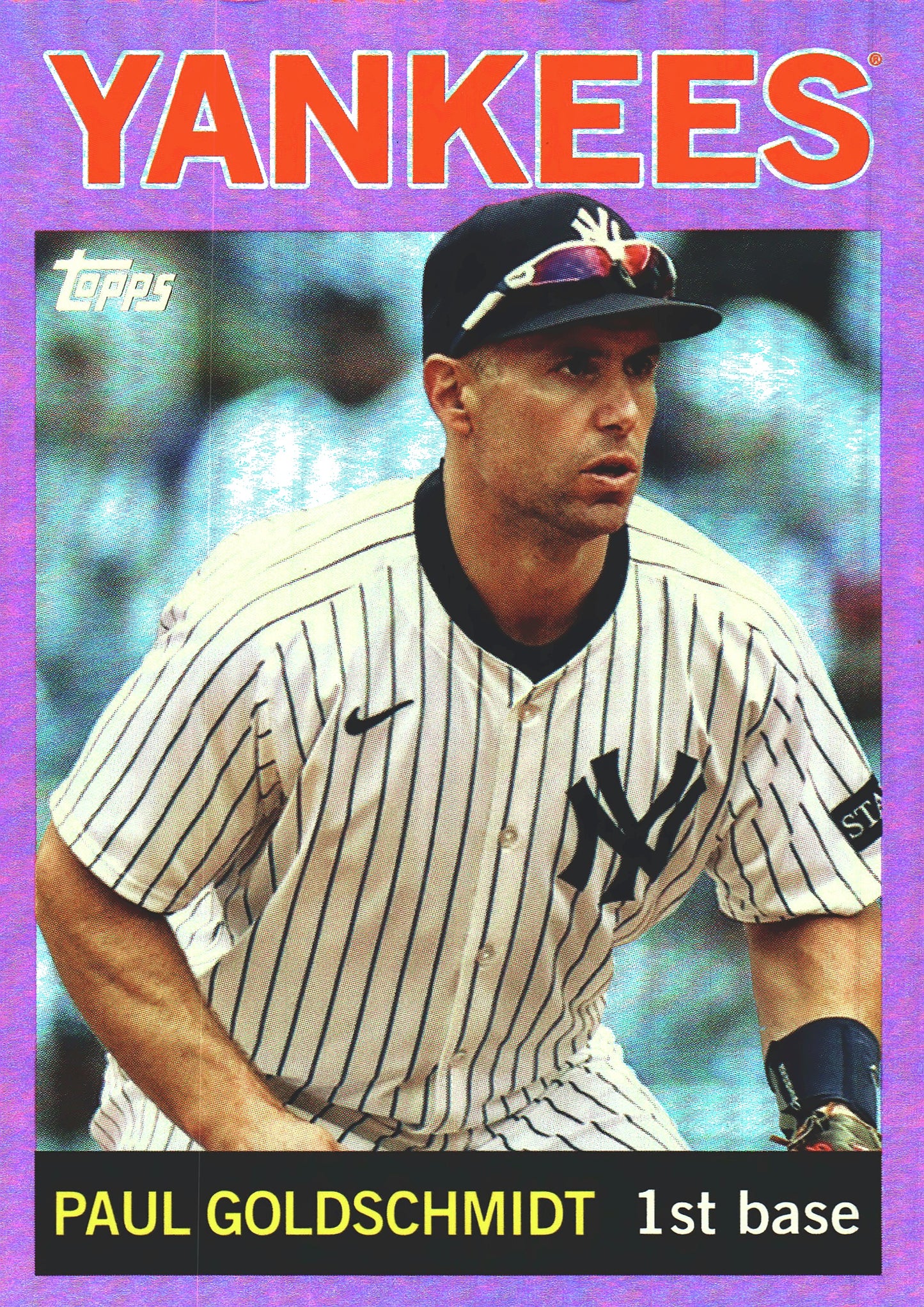 2025 Topps Archives Pink Paul Goldschmidt #87 New York Yankees
