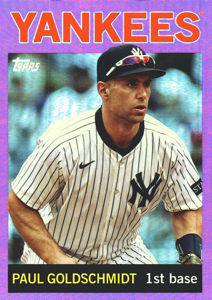 2025 Topps Archives Pink Paul Goldschmidt #87 New York Yankees