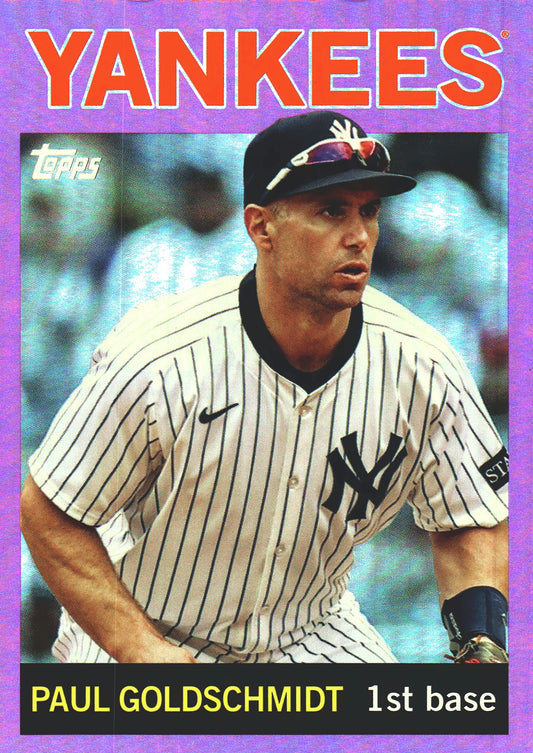 2025 Topps Archives Pink Paul Goldschmidt #87 New York Yankees