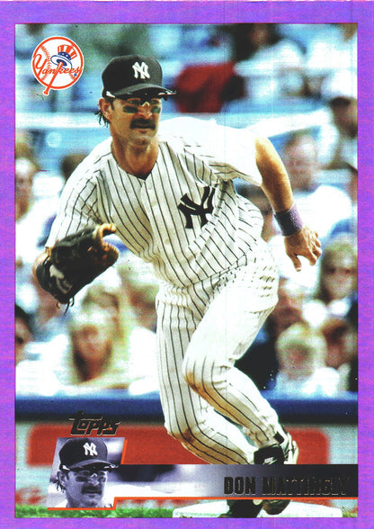 2025 Topps Archives Pink Don Mattingly #129 New York Yankees