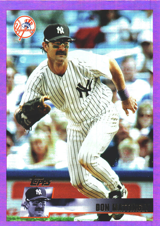 2025 Topps Archives Pink Don Mattingly #129 New York Yankees