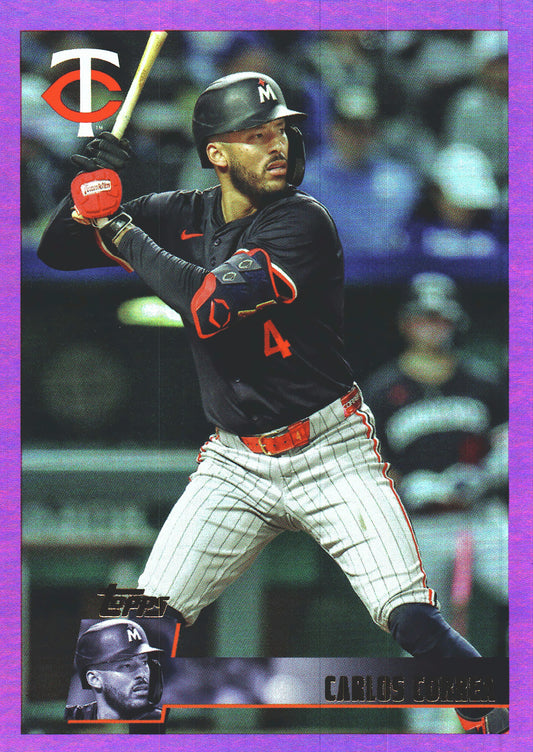 2025 Topps Archives Pink Carlos Correa #134 Minnesota Twins