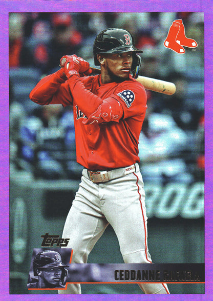 2025 Topps Archives Pink Ceddanne Rafaela #165 Boston Red Sox