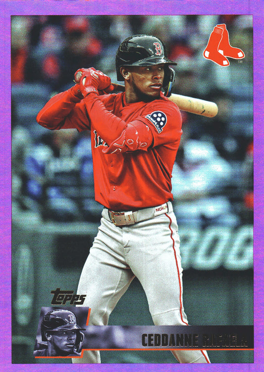 2025 Topps Archives Pink Ceddanne Rafaela #165 Boston Red Sox