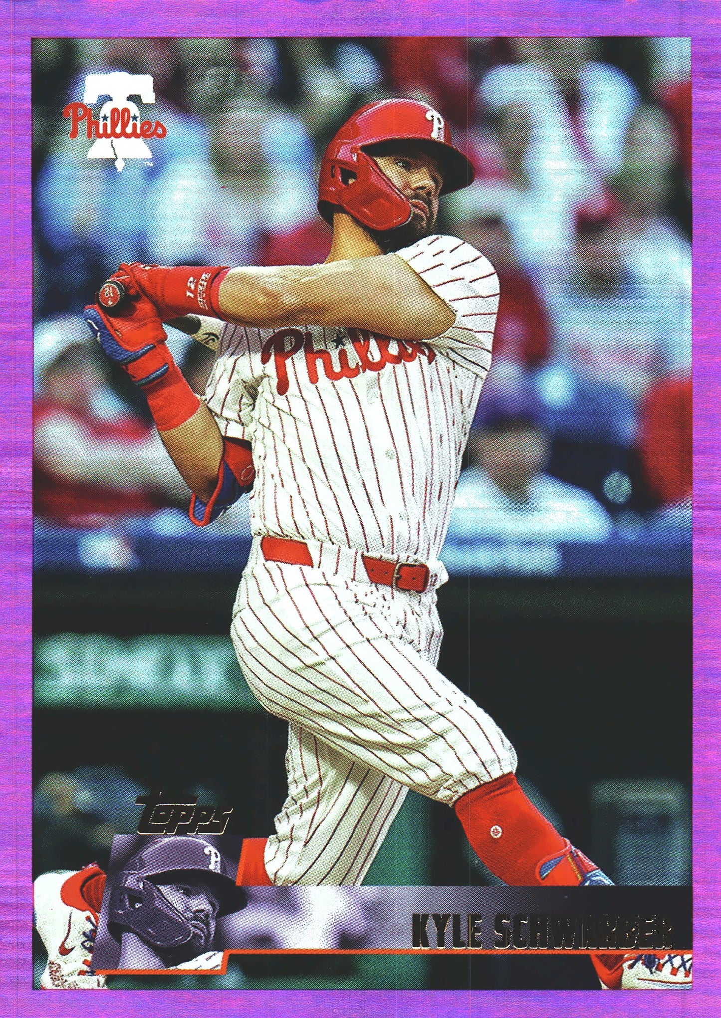 2025 Topps Archives Pink Kyle Schwarber #167 Philadelphia Phillies