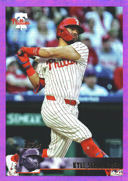 2025 Topps Archives Pink Kyle Schwarber #167 Philadelphia Phillies