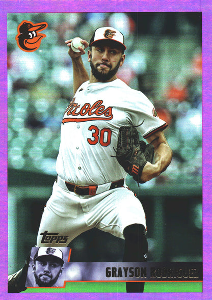 2025 Topps Archives Pink Grayson Rodriguez #171 Baltimore Orioles