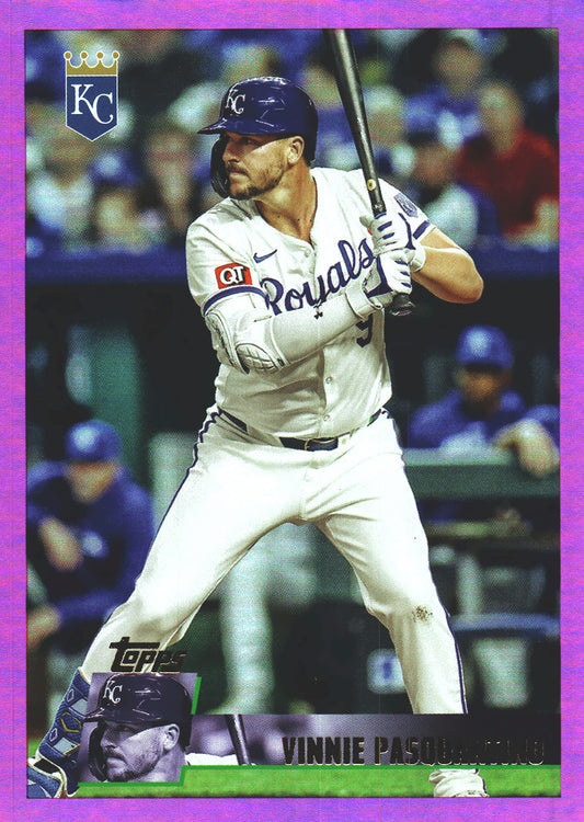 2025 Topps Archives Pink Vinnie Pasquantino #186 Kansas City Royals