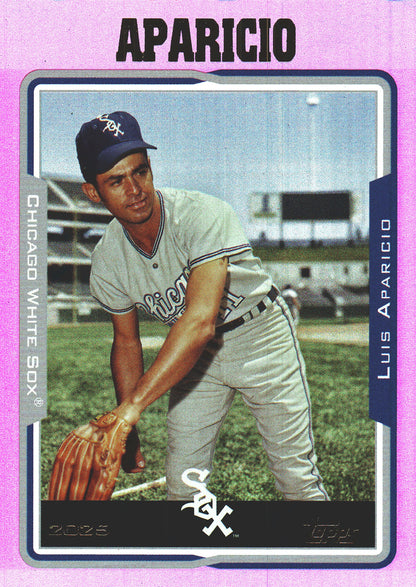 2025 Topps Archives Pink Luis Aparicio #209 Chicago White Sox