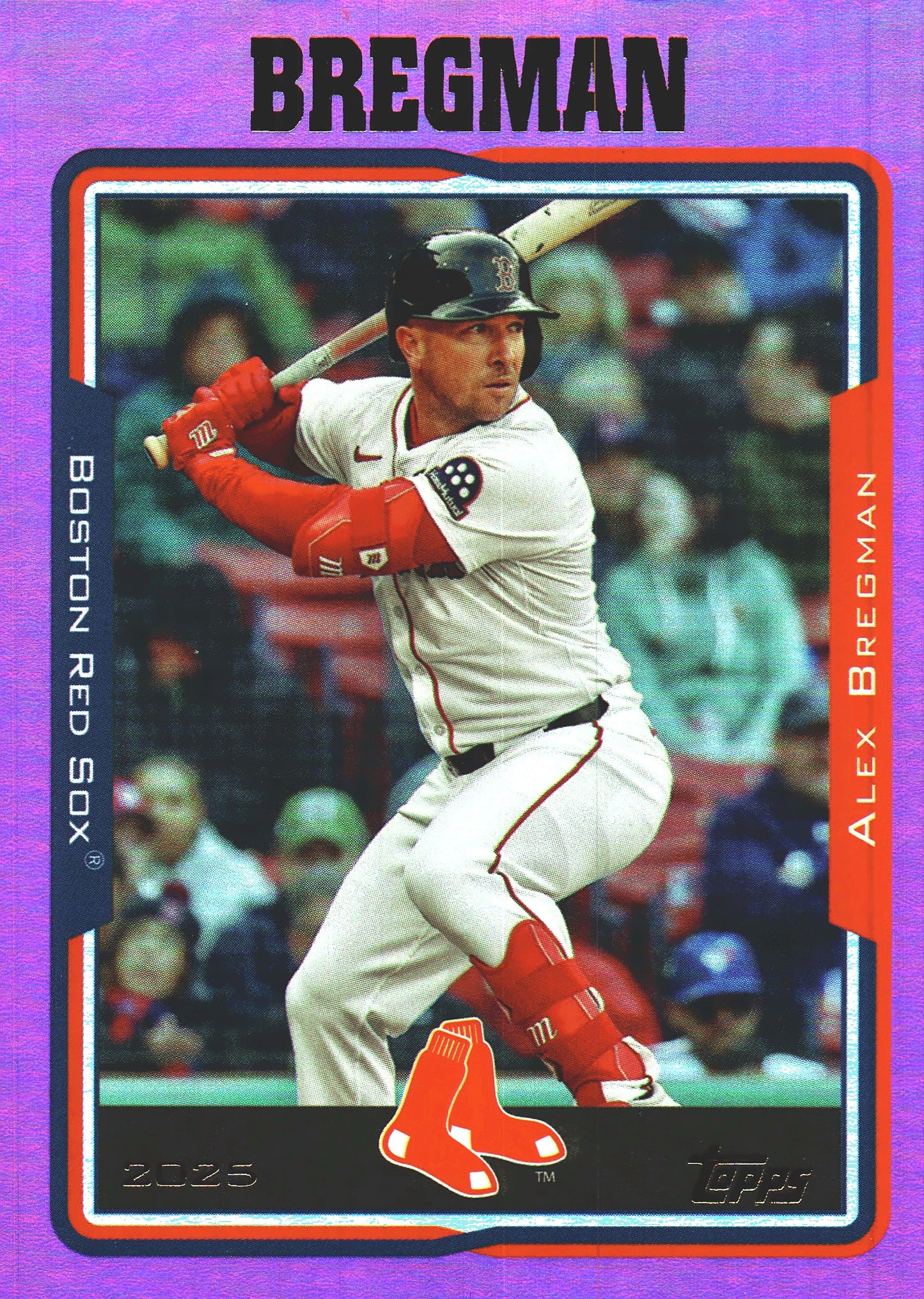 2025 Topps Archives Pink Alex Bregman #214 Boston Red Sox